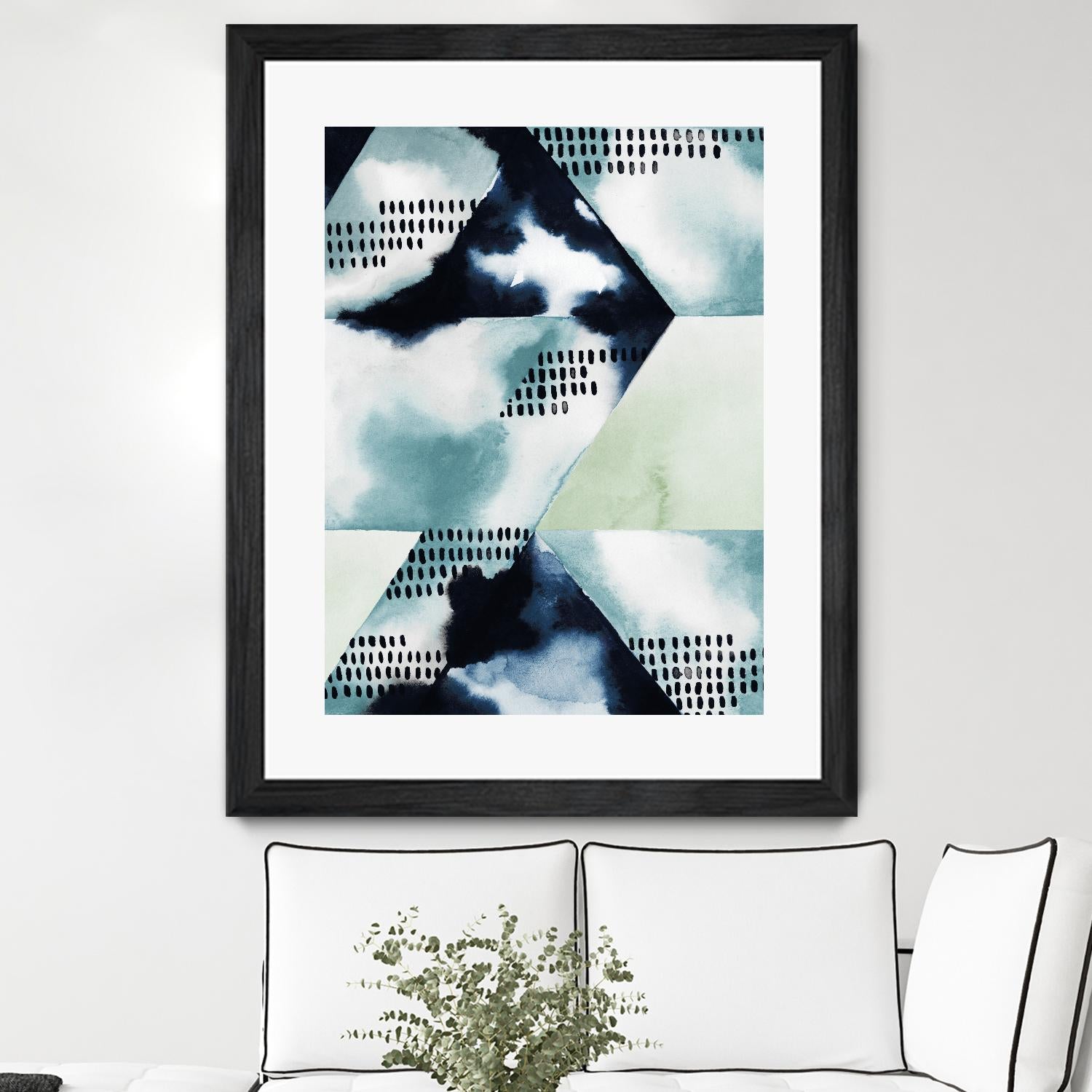 Blue Billow I by Grace Popp on GIANT ART - blue abstract