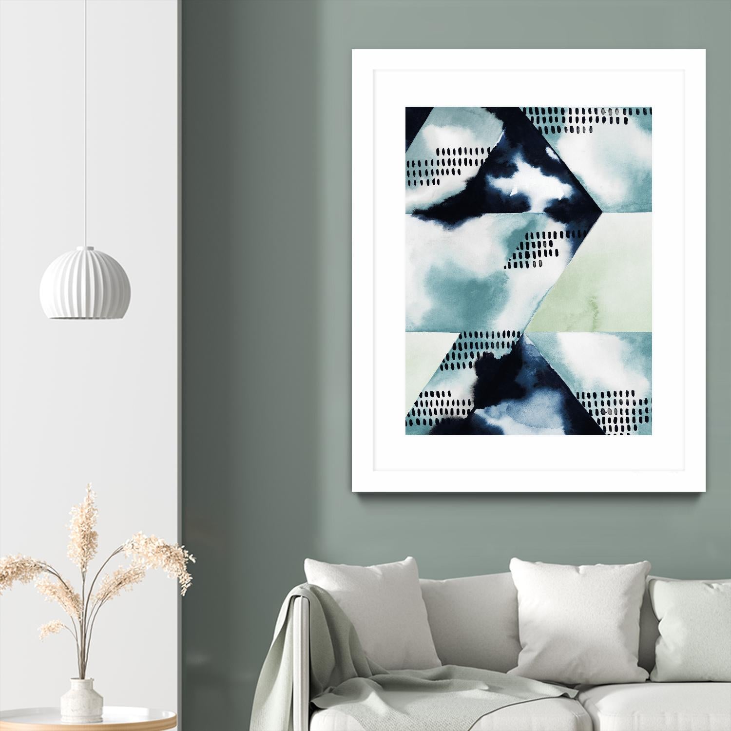 Blue Billow I by Grace Popp on GIANT ART - blue abstract