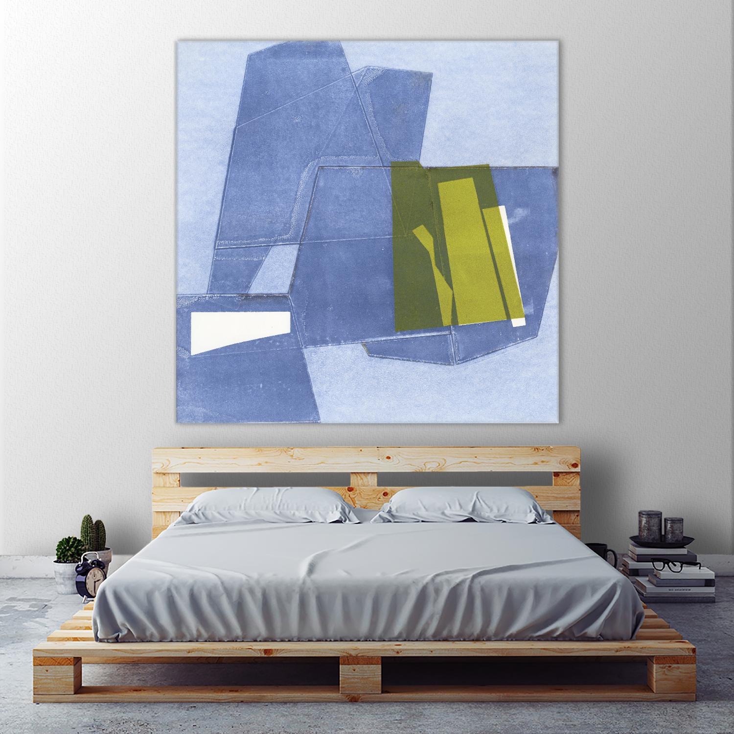 Istanbul #9 by Rob Delamater on GIANT ART - blue abstract