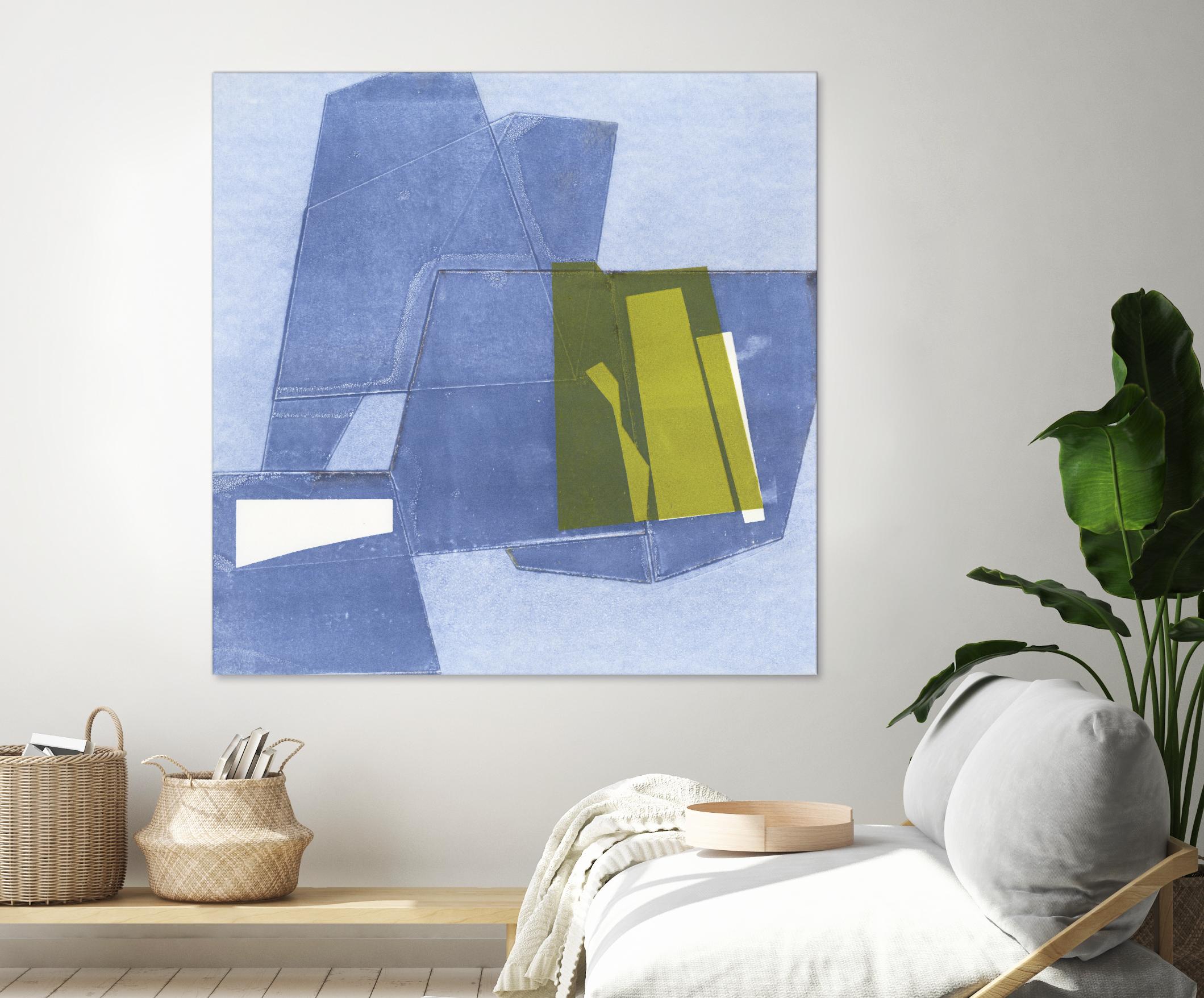 Istanbul #9 by Rob Delamater on GIANT ART - blue abstract