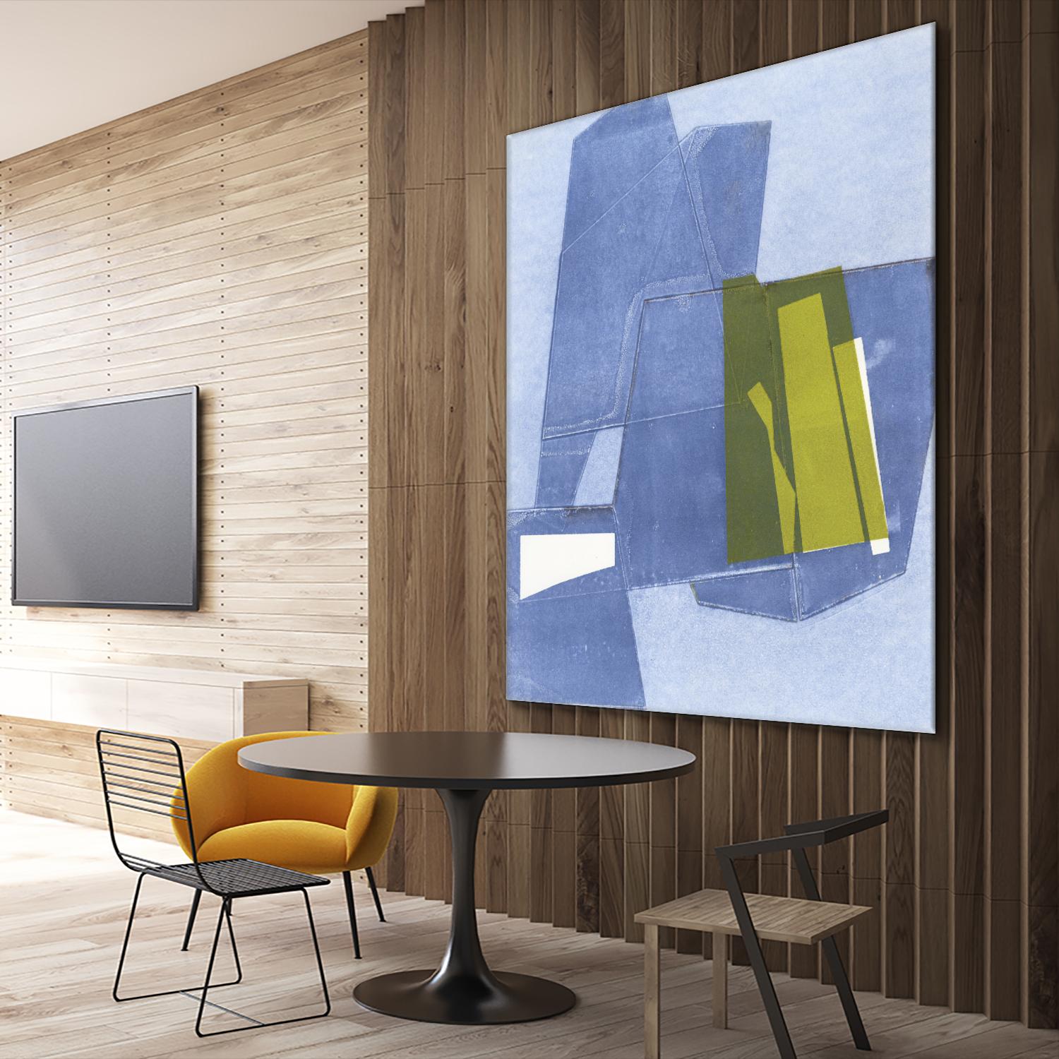 Istanbul #9 by Rob Delamater on GIANT ART - blue abstract