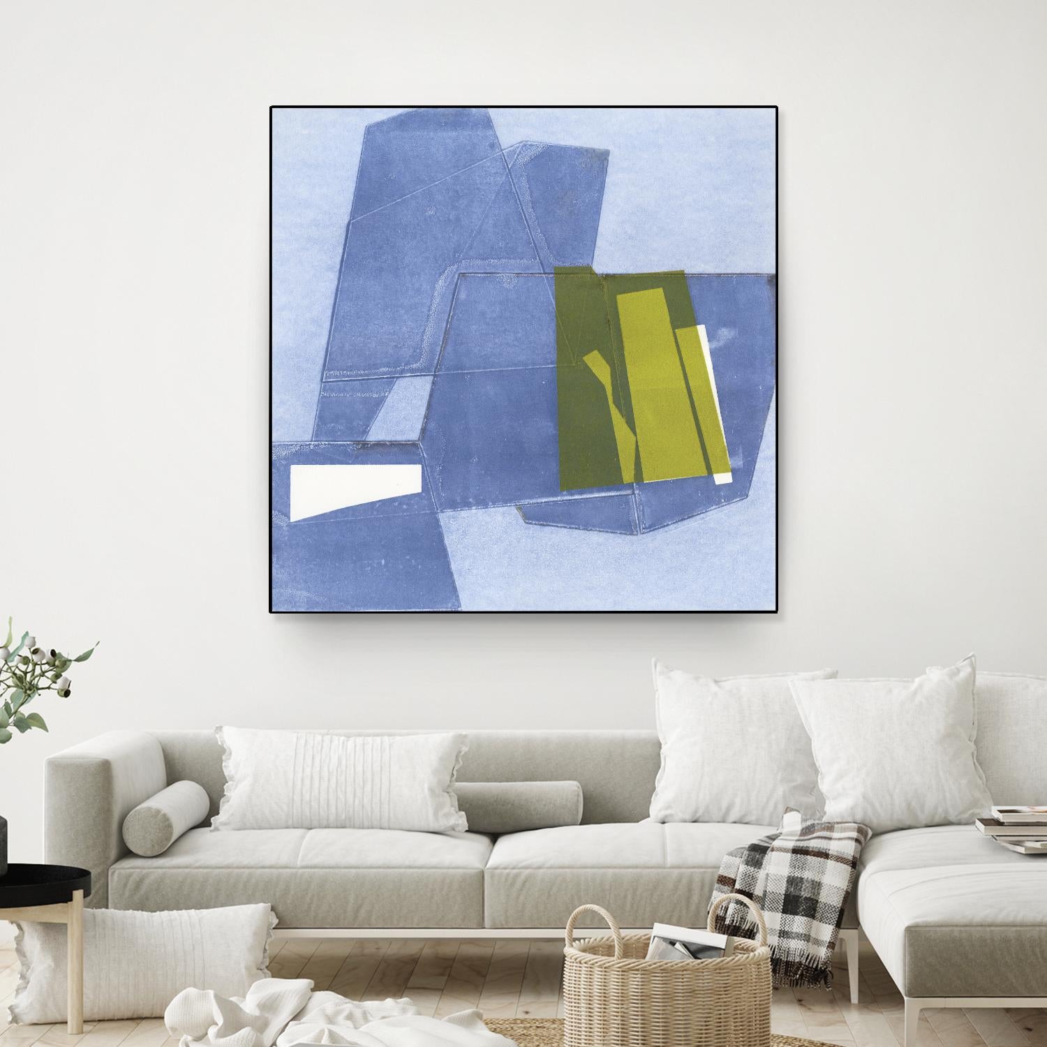 Istanbul #9 by Rob Delamater on GIANT ART - blue abstract