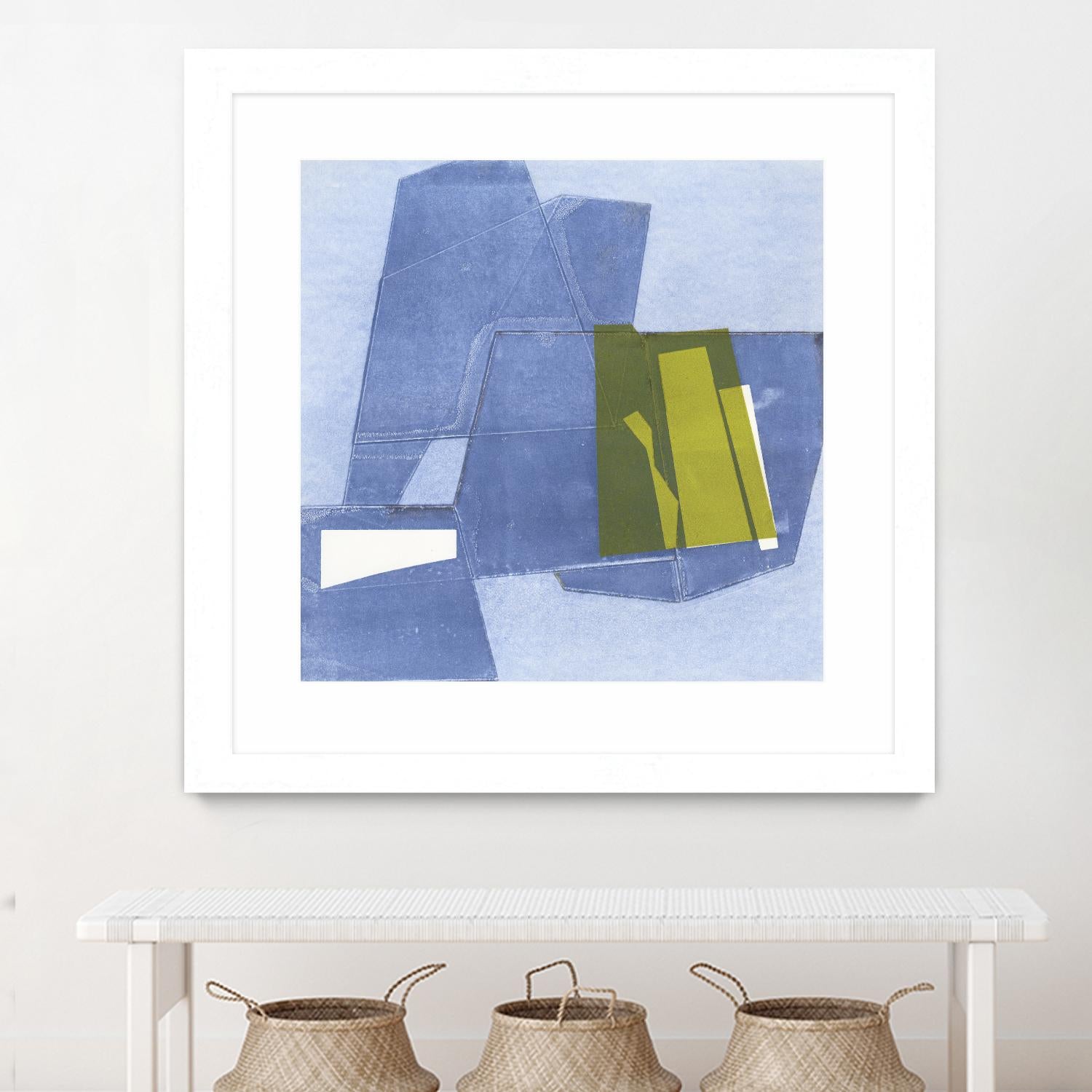 Istanbul #9 by Rob Delamater on GIANT ART - blue abstract