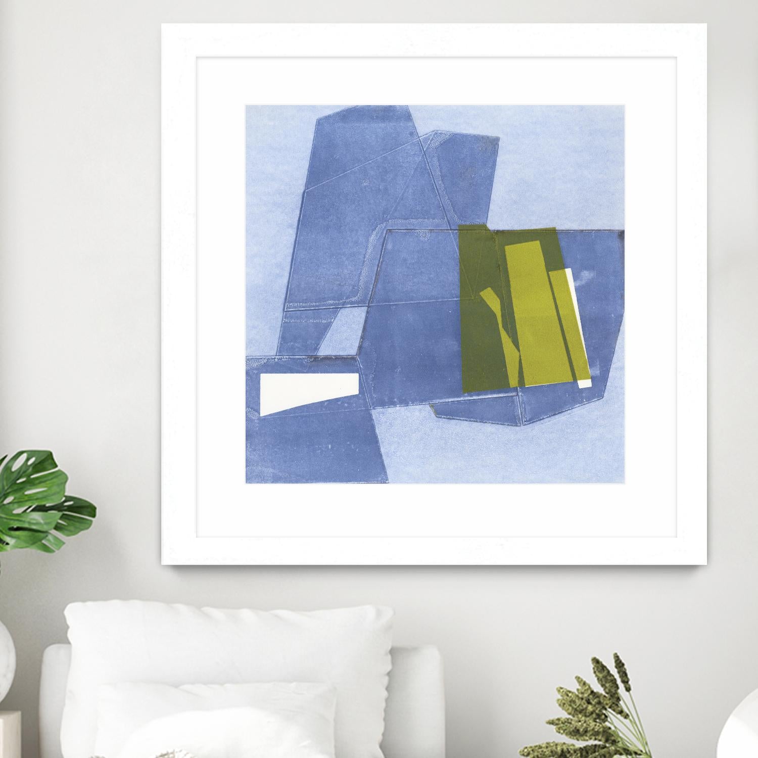 Istanbul #9 by Rob Delamater on GIANT ART - blue abstract