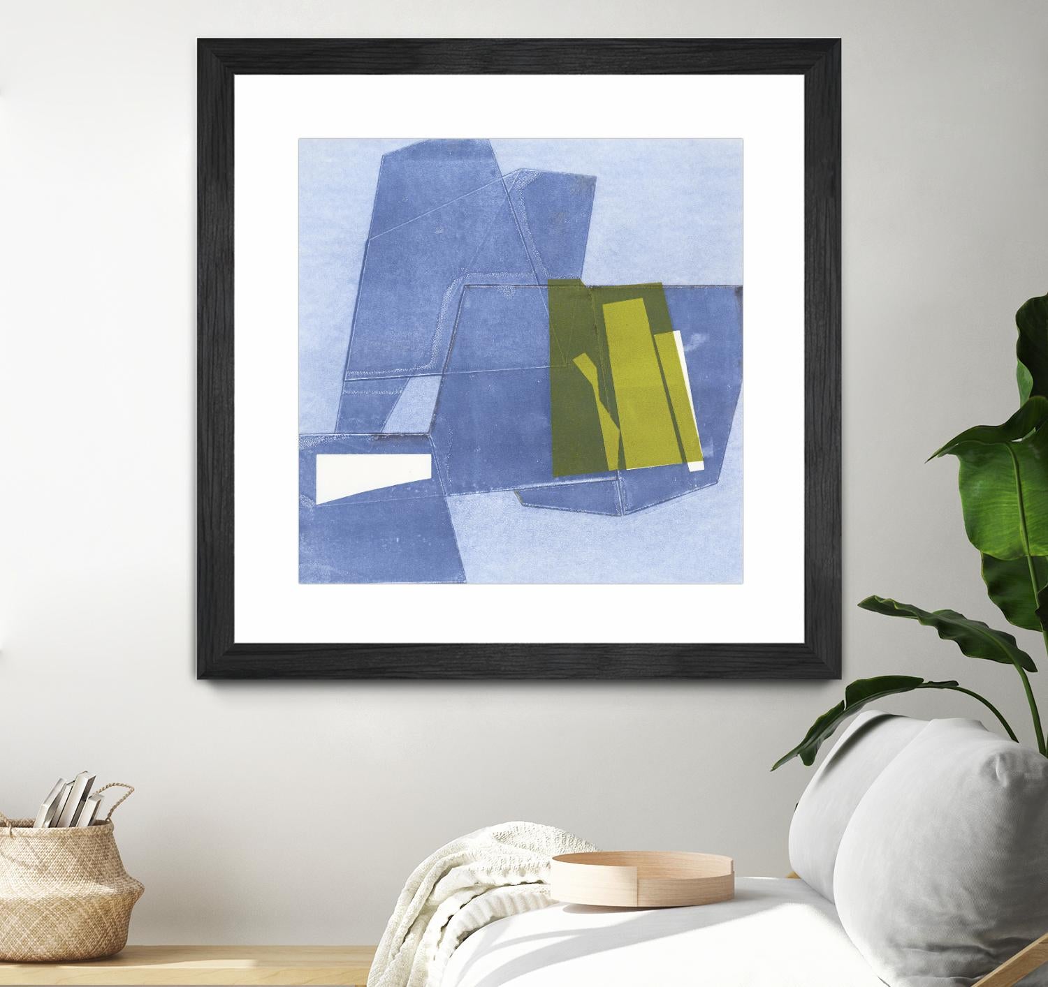 Istanbul #9 by Rob Delamater on GIANT ART - blue abstract