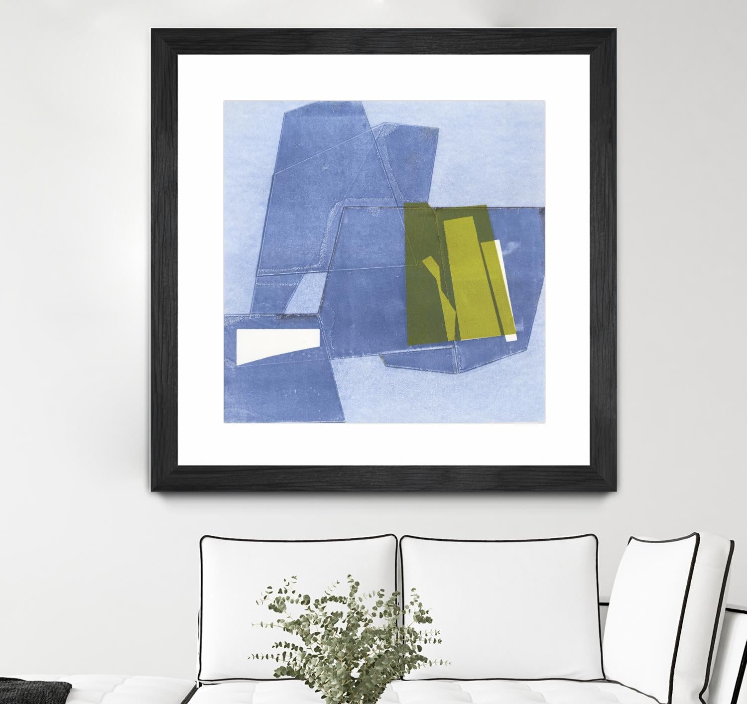 Istanbul #9 by Rob Delamater on GIANT ART - blue abstract