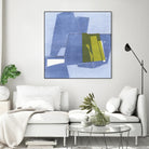 Istanbul #9 by Rob Delamater on GIANT ART - blue abstract