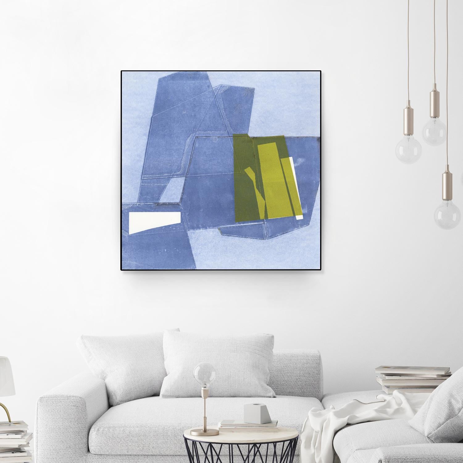 Istanbul #9 by Rob Delamater on GIANT ART - blue abstract