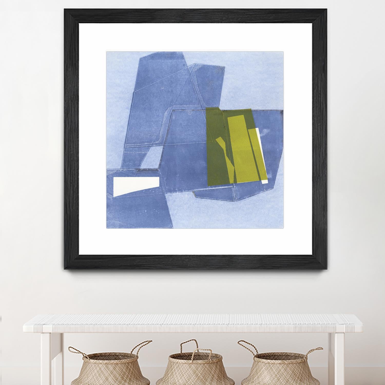 Istanbul #9 by Rob Delamater on GIANT ART - blue abstract