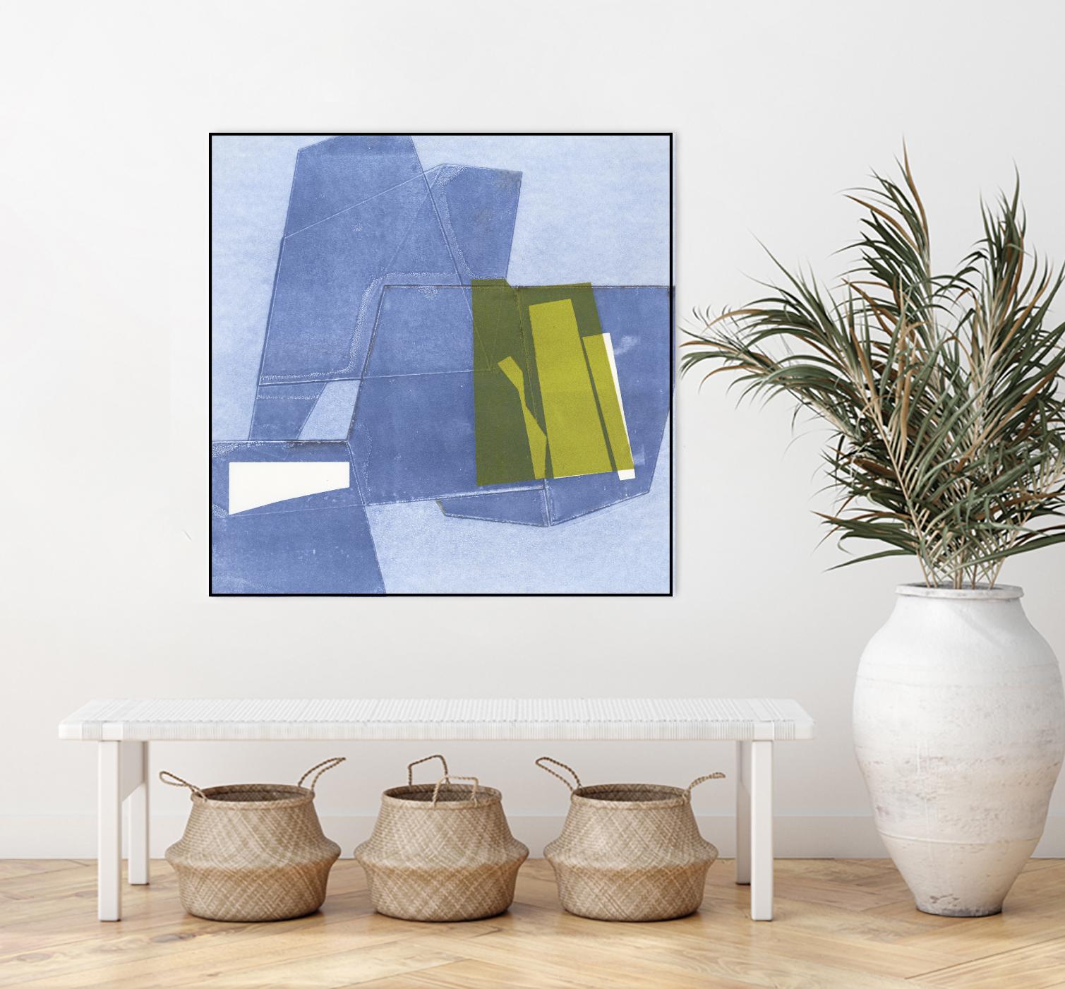 Istanbul #9 by Rob Delamater on GIANT ART - blue abstract