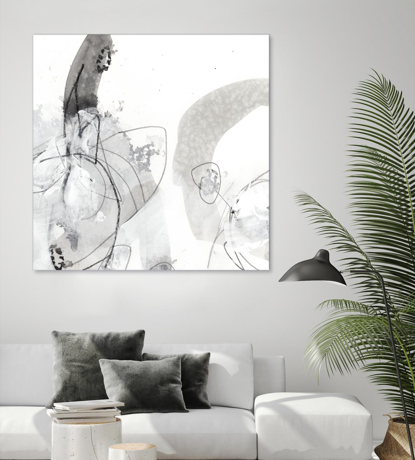 Monochrome Gestures III by June Erica Vess on GIANT ART - black abstract