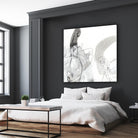 Monochrome Gestures III by June Erica Vess on GIANT ART - black abstract