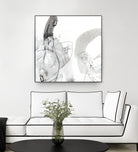 Monochrome Gestures III by June Erica Vess on GIANT ART - black abstract