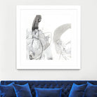 Monochrome Gestures III by June Erica Vess on GIANT ART - black abstract