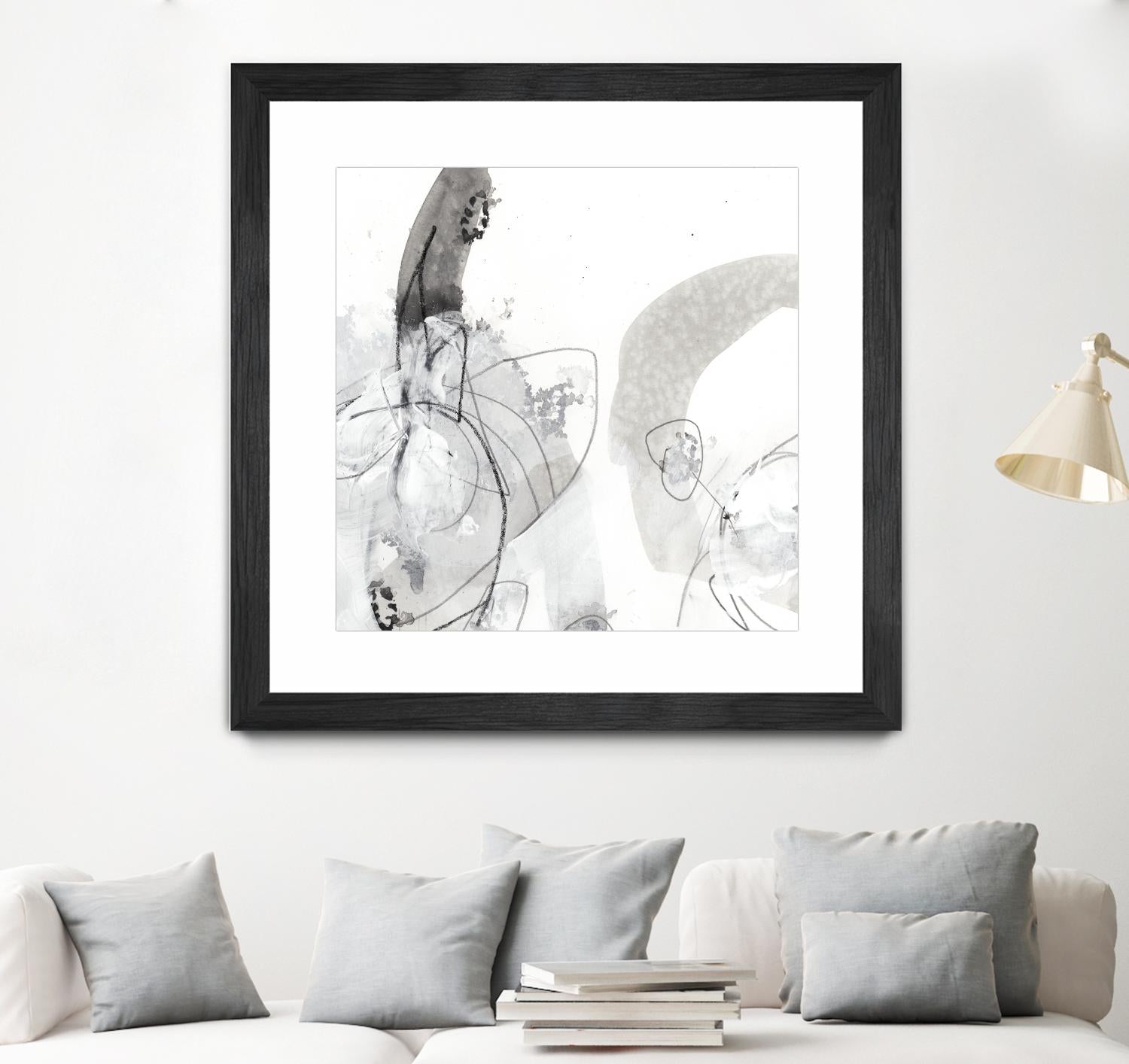 Monochrome Gestures III by June Erica Vess on GIANT ART - black abstract