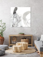 Monochrome Gestures III by June Erica Vess on GIANT ART - black abstract