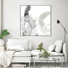 Monochrome Gestures III by June Erica Vess on GIANT ART - black abstract