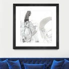 Monochrome Gestures III by June Erica Vess on GIANT ART - black abstract