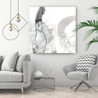 Monochrome Gestures III by June Erica Vess on GIANT ART - black abstract