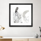 Monochrome Gestures III by June Erica Vess on GIANT ART - black abstract