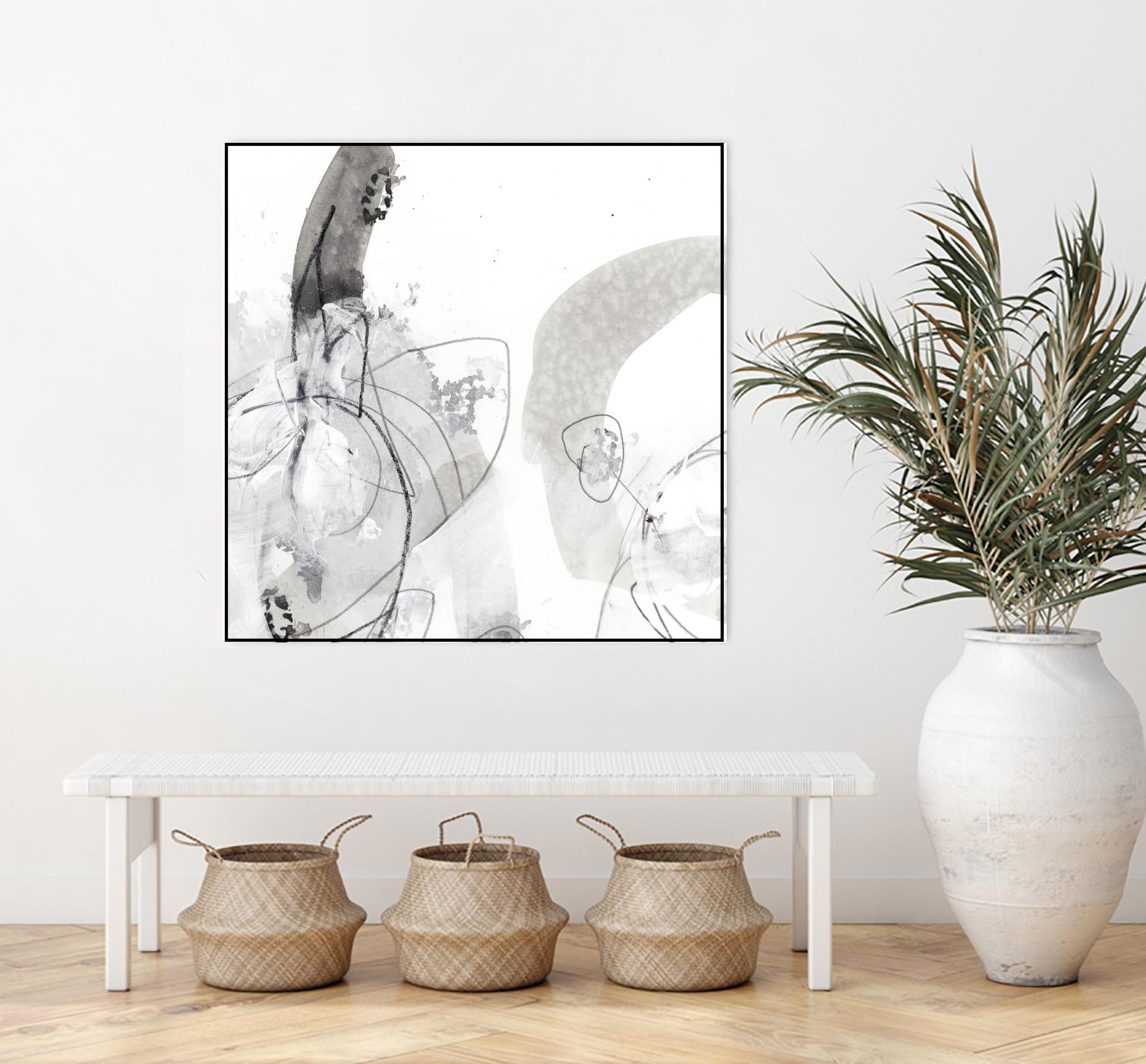 Monochrome Gestures III by June Erica Vess on GIANT ART - black abstract