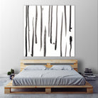 Monochrome Gestures IX by June Erica Vess on GIANT ART - black abstract