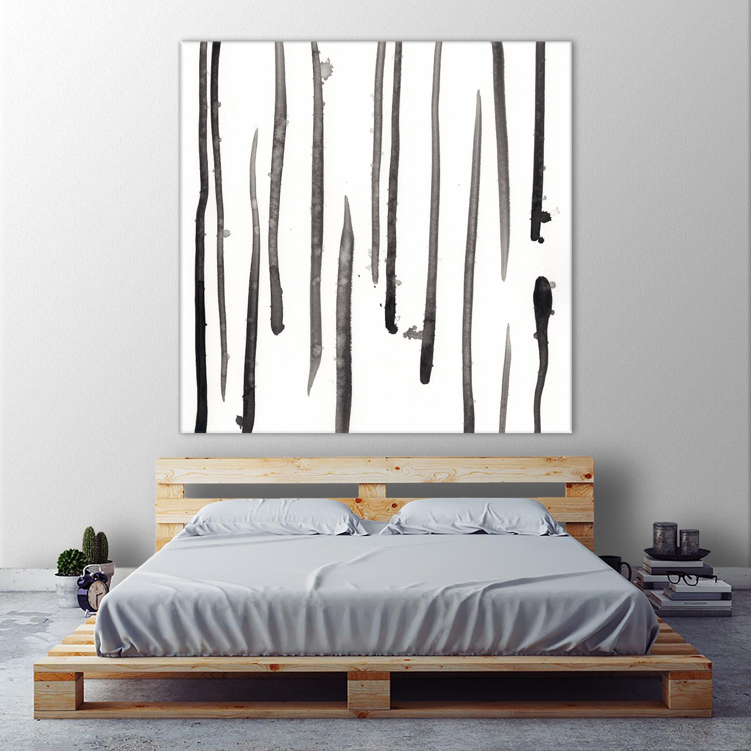 Monochrome Gestures IX by June Erica Vess on GIANT ART - black abstract