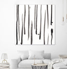 Monochrome Gestures IX by June Erica Vess on GIANT ART - black abstract