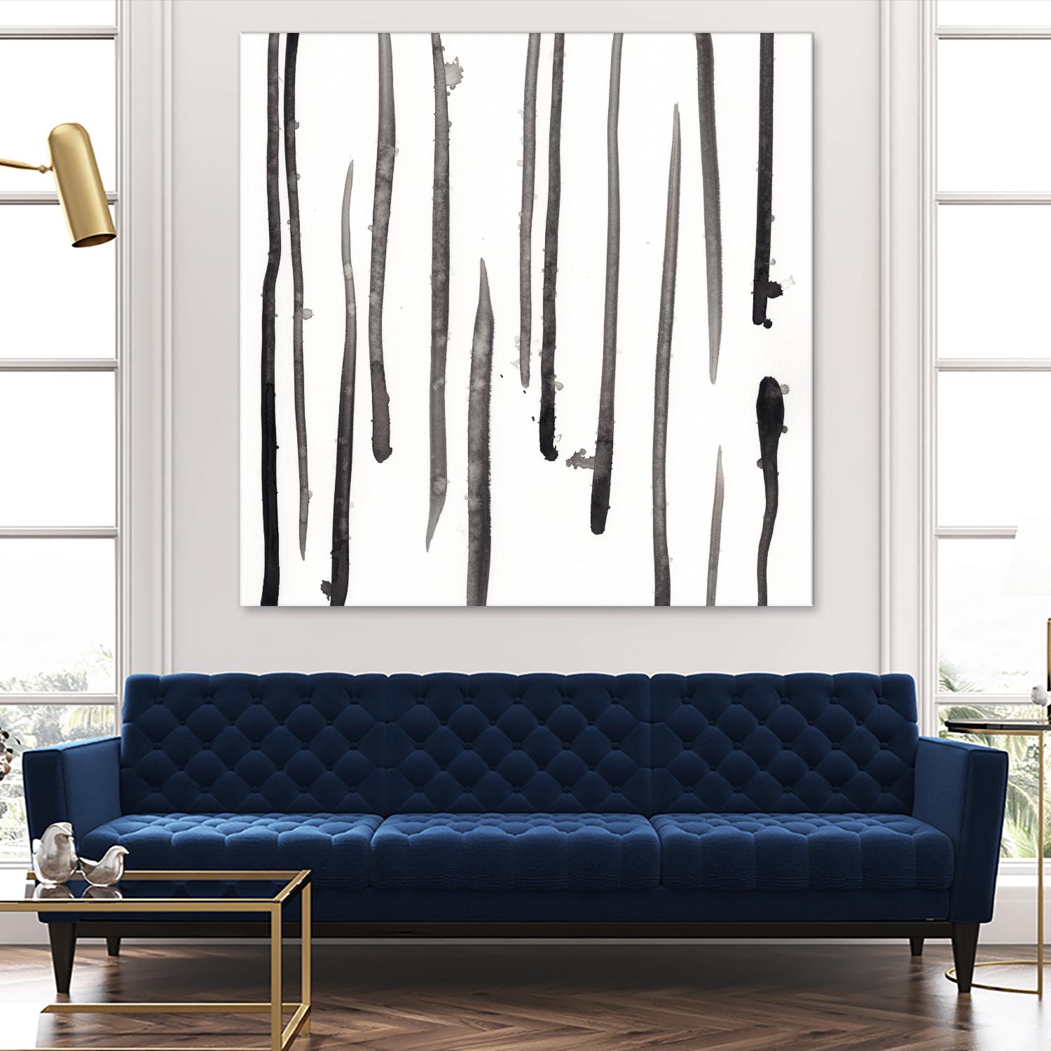 Monochrome Gestures IX by June Erica Vess on GIANT ART - black abstract