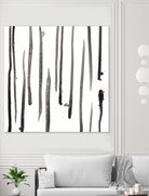 Monochrome Gestures IX by June Erica Vess on GIANT ART - black abstract