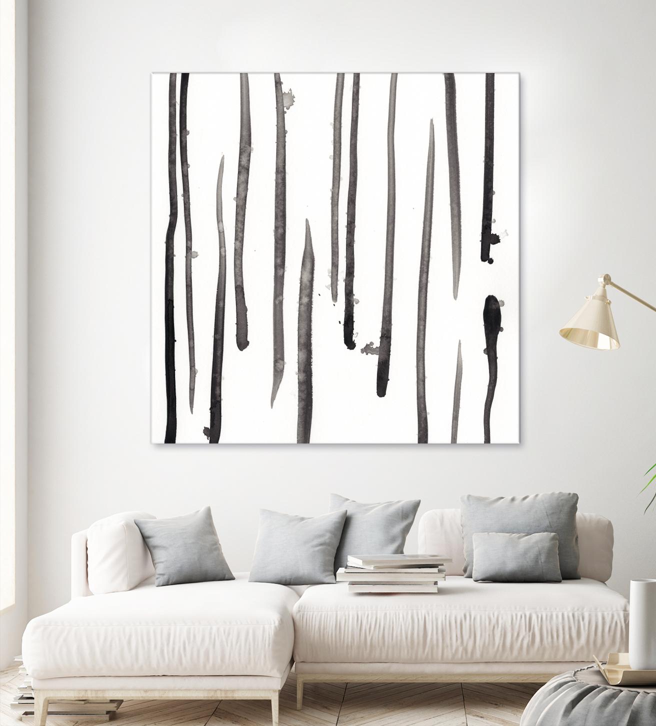 Monochrome Gestures IX by June Erica Vess on GIANT ART - black abstract