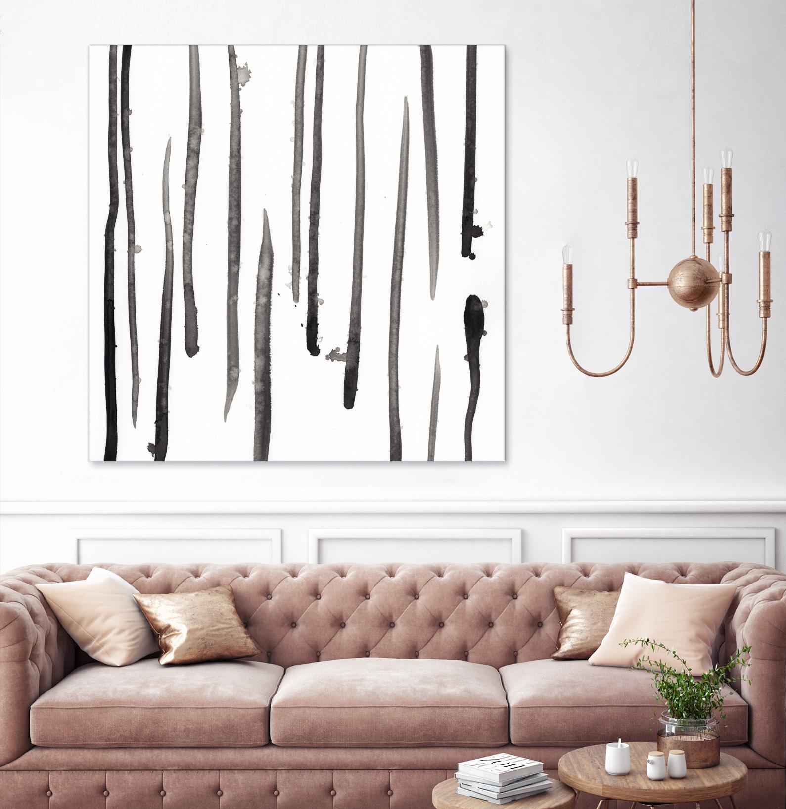 Monochrome Gestures IX by June Erica Vess on GIANT ART - black abstract