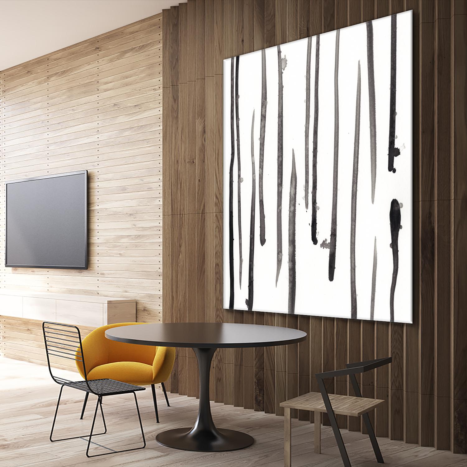 Monochrome Gestures IX by June Erica Vess on GIANT ART - black abstract