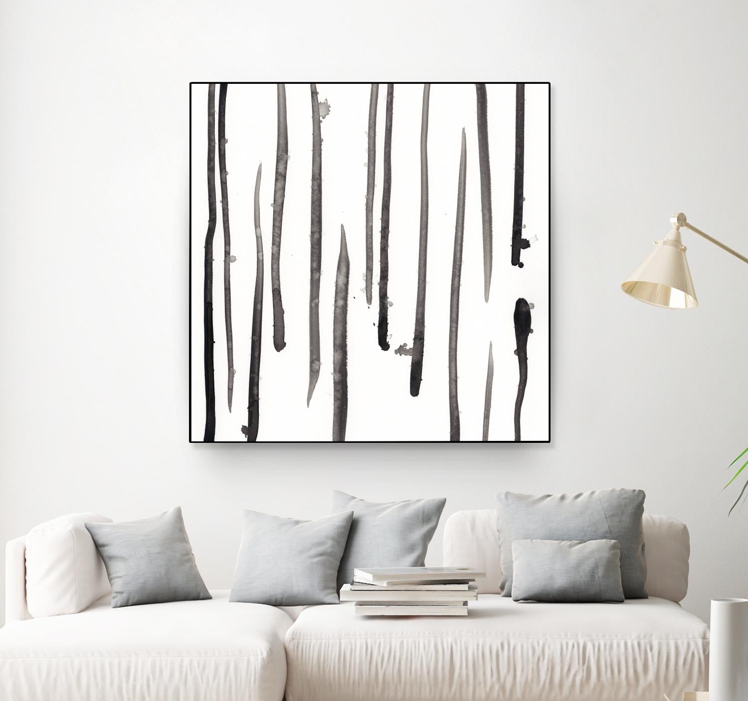 Monochrome Gestures IX by June Erica Vess on GIANT ART - black abstract