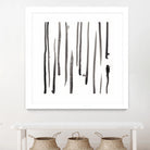 Monochrome Gestures IX by June Erica Vess on GIANT ART - black abstract