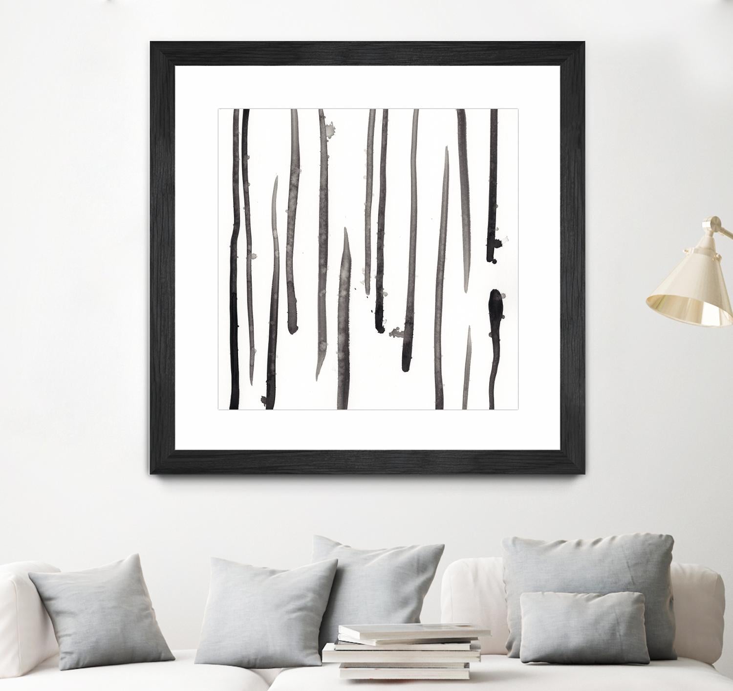 Monochrome Gestures IX by June Erica Vess on GIANT ART - black abstract