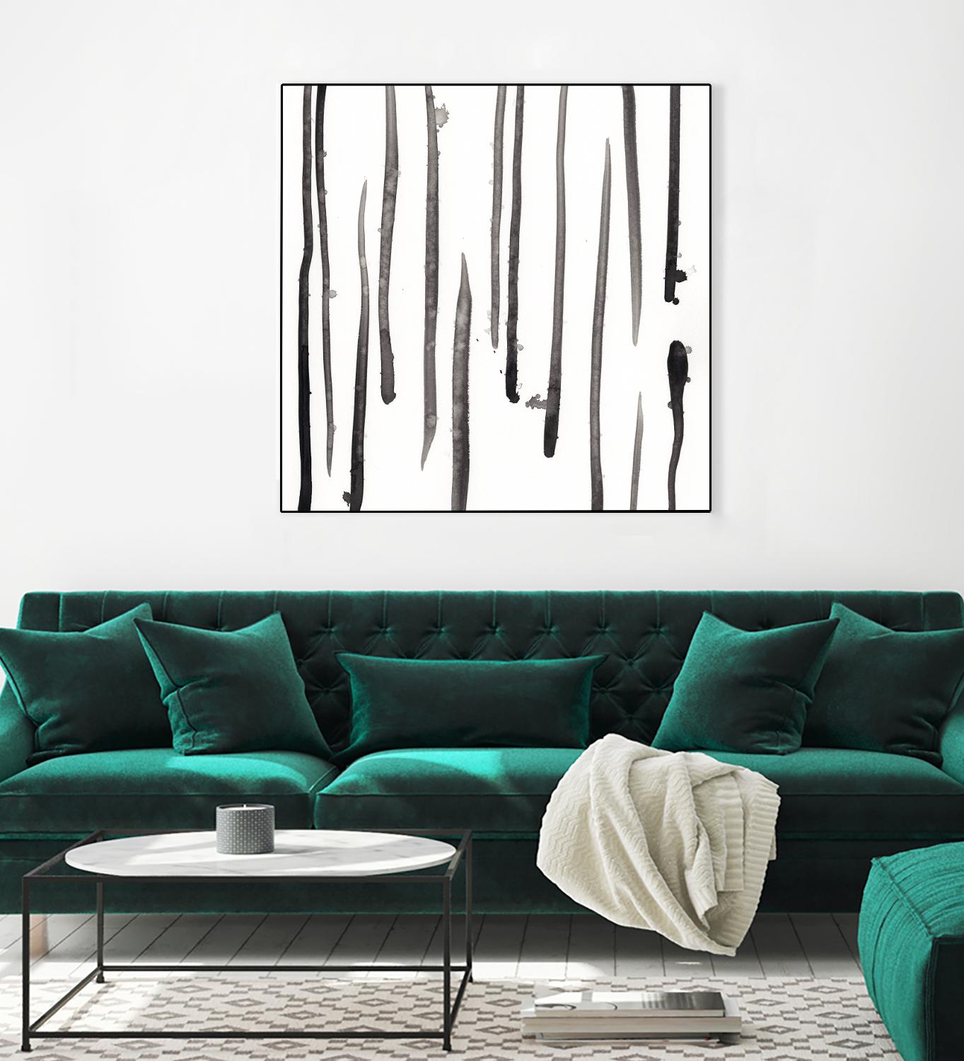 Monochrome Gestures IX by June Erica Vess on GIANT ART - black abstract