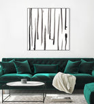 Monochrome Gestures IX by June Erica Vess on GIANT ART - black abstract