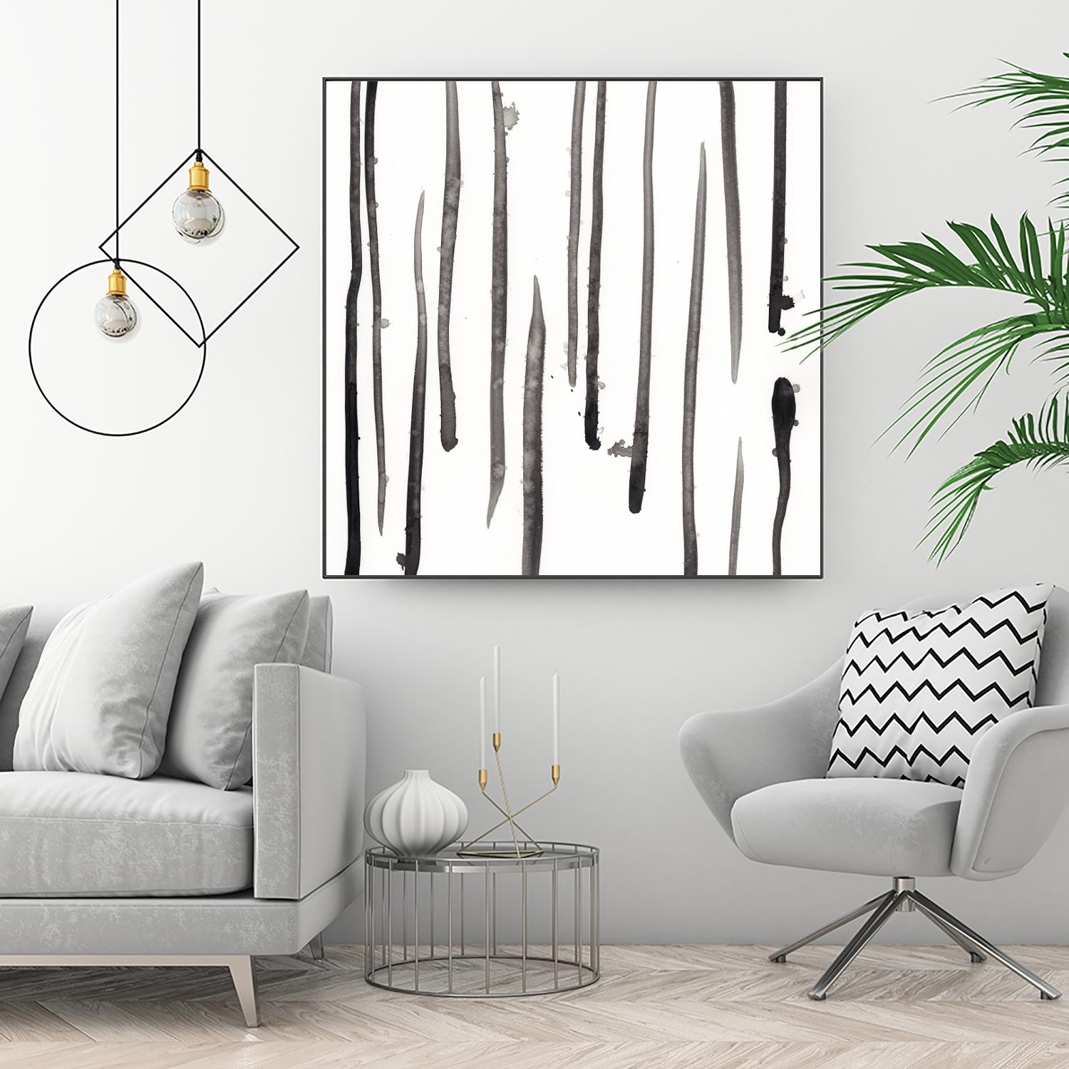 Monochrome Gestures IX by June Erica Vess on GIANT ART - black abstract