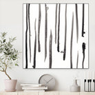 Monochrome Gestures IX by June Erica Vess on GIANT ART - black abstract