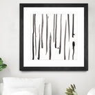 Monochrome Gestures IX by June Erica Vess on GIANT ART - black abstract