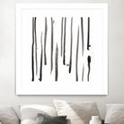 Monochrome Gestures IX by June Erica Vess on GIANT ART - black abstract