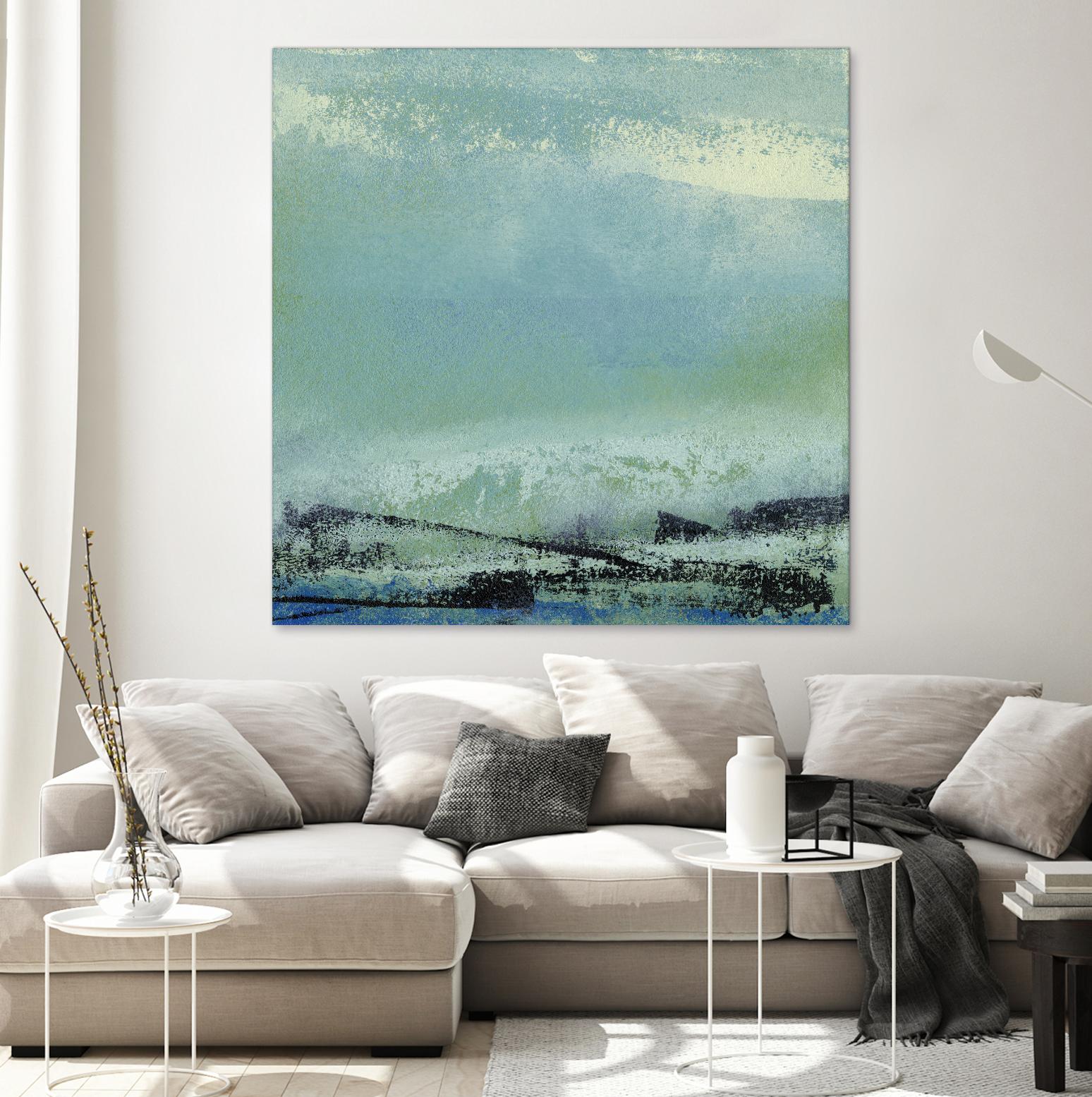 Origin Abstract V by Sharon Gordon on GIANT ART - green abstract