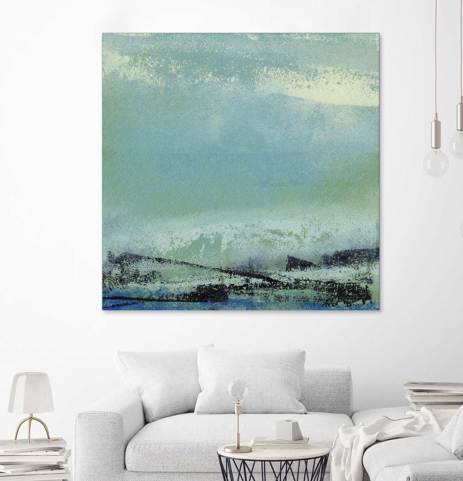 Origin Abstract V by Sharon Gordon on GIANT ART - green abstract