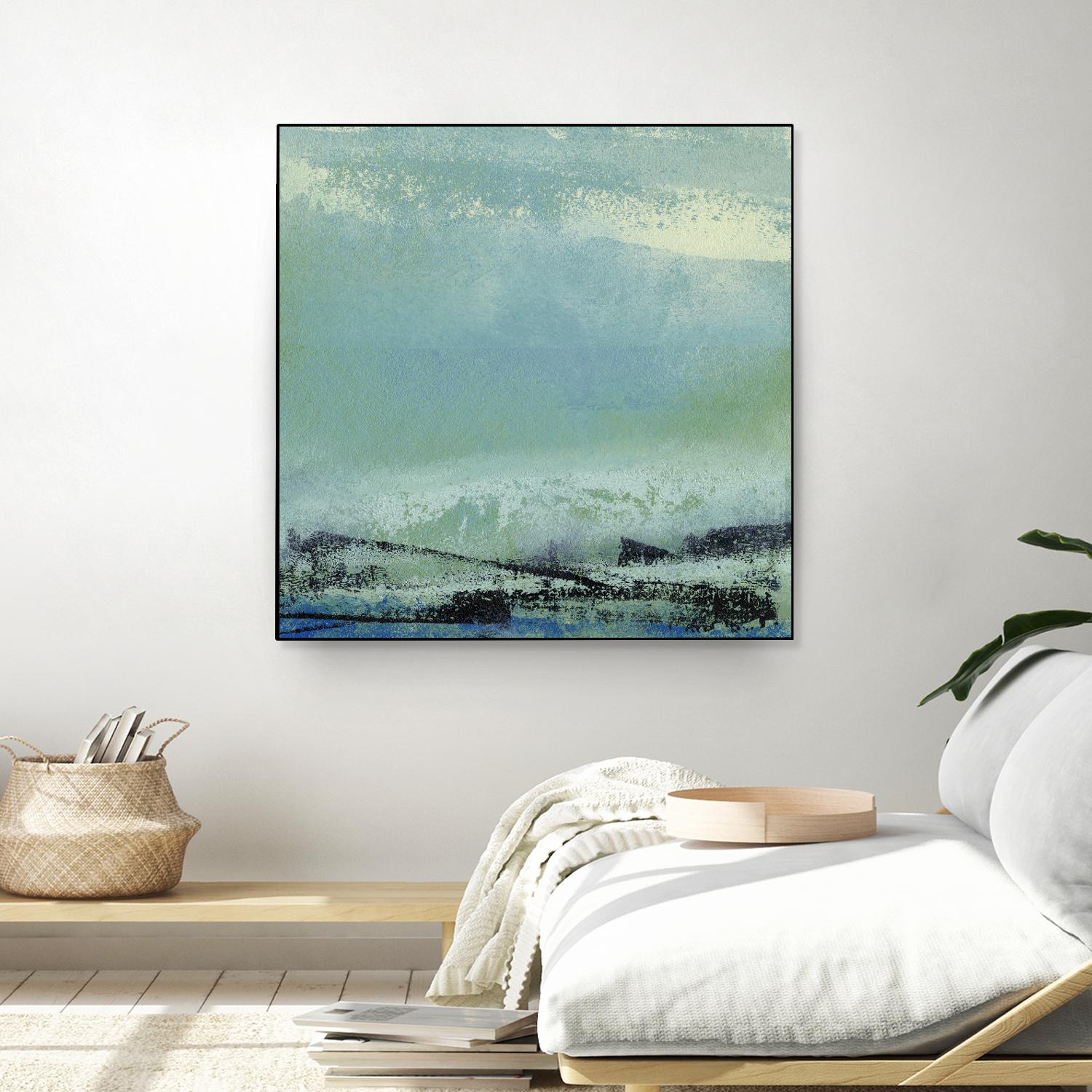 Origin Abstract V by Sharon Gordon on GIANT ART - green abstract