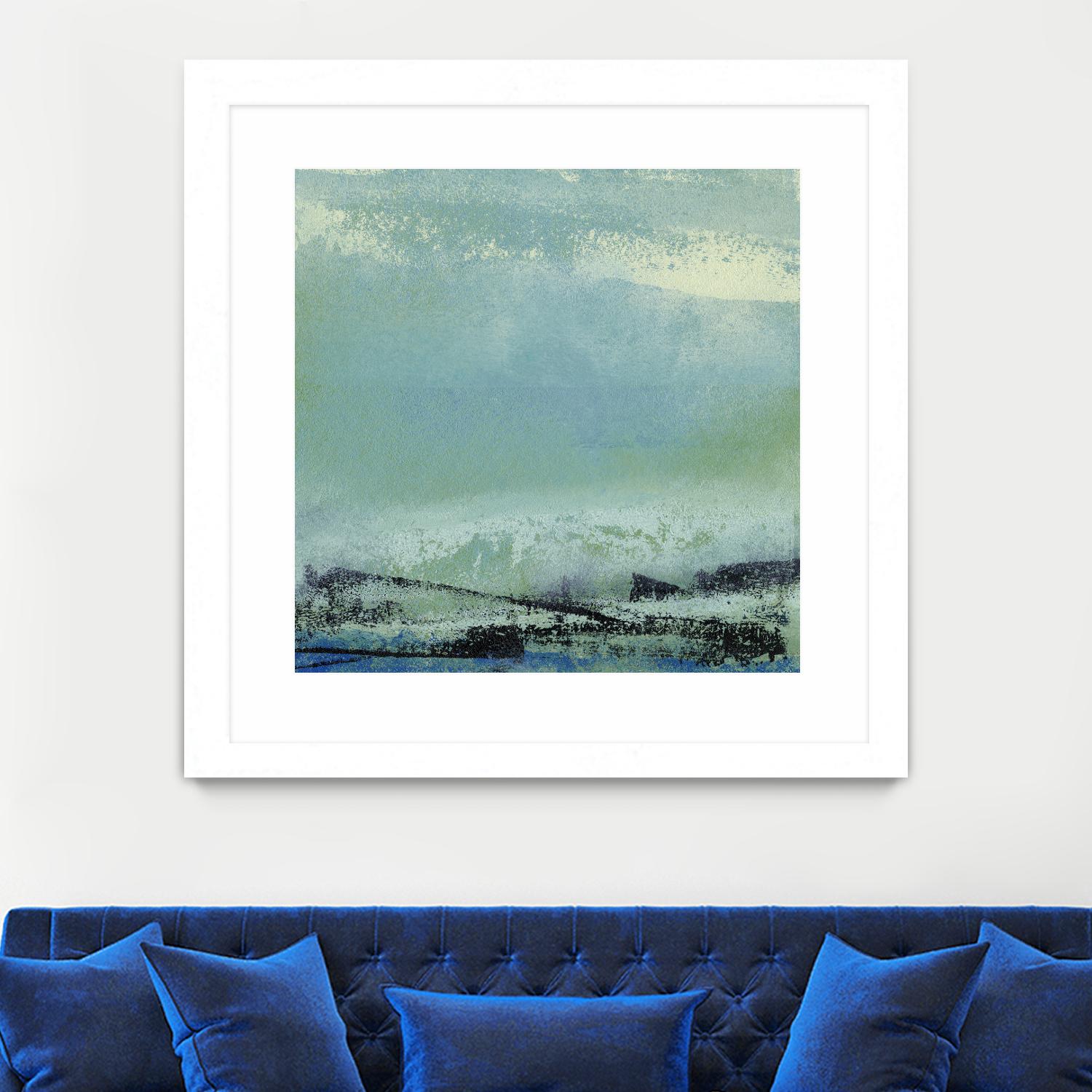 Origin Abstract V by Sharon Gordon on GIANT ART - green abstract