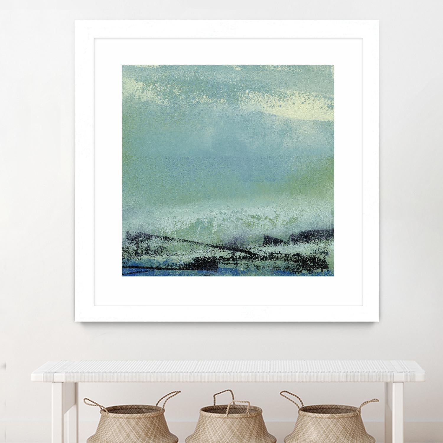 Origin Abstract V by Sharon Gordon on GIANT ART - green abstract