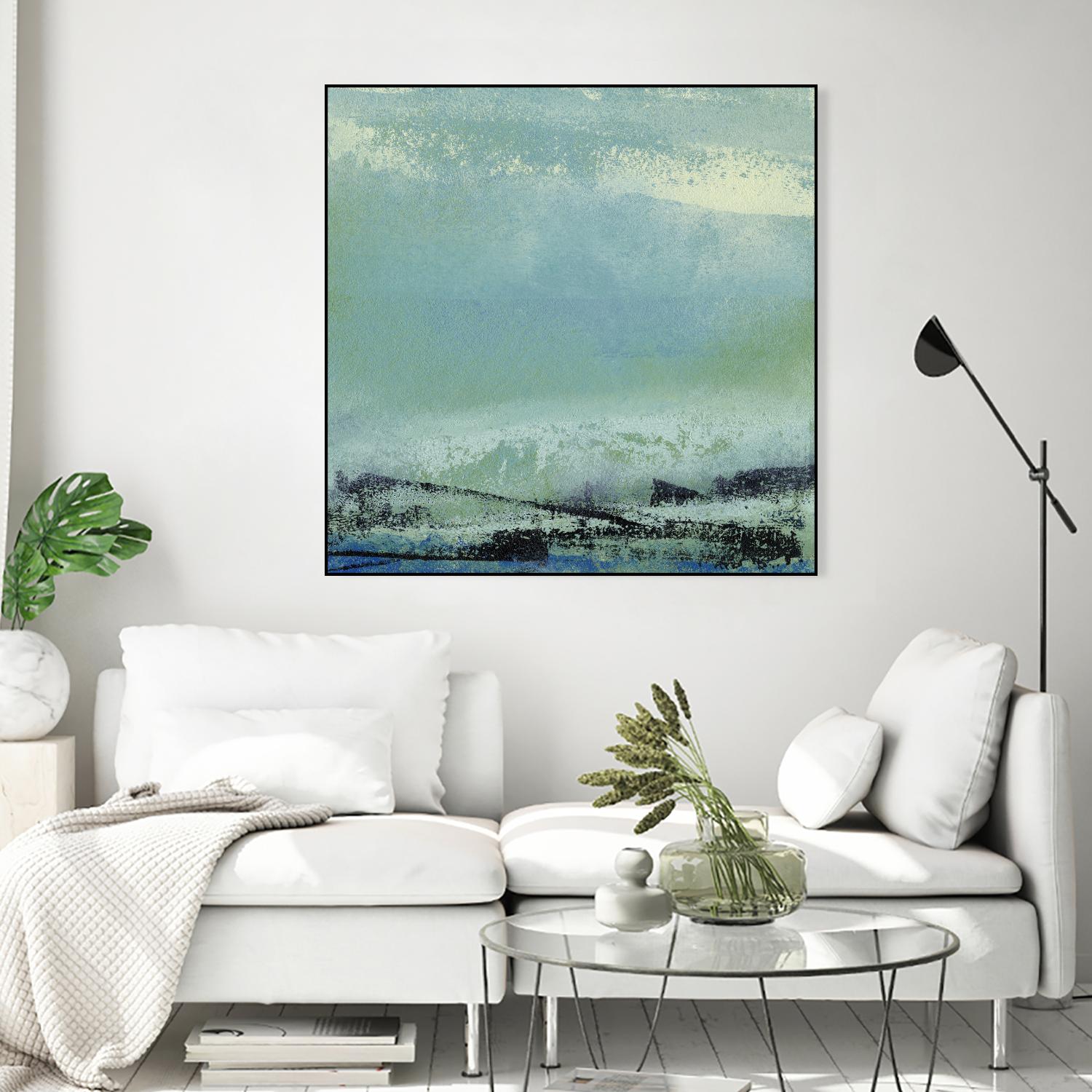 Origin Abstract V by Sharon Gordon on GIANT ART - green abstract