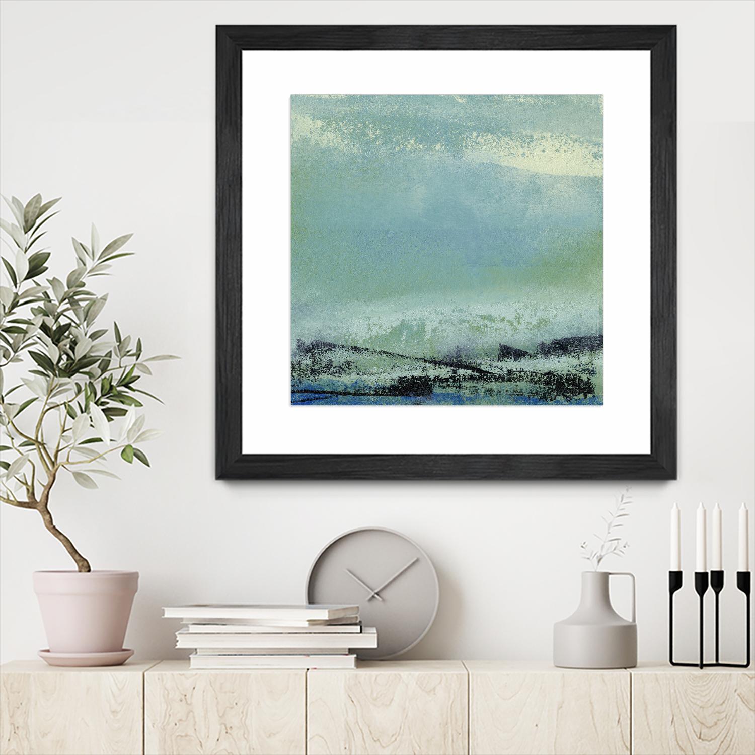 Origin Abstract V by Sharon Gordon on GIANT ART - green abstract