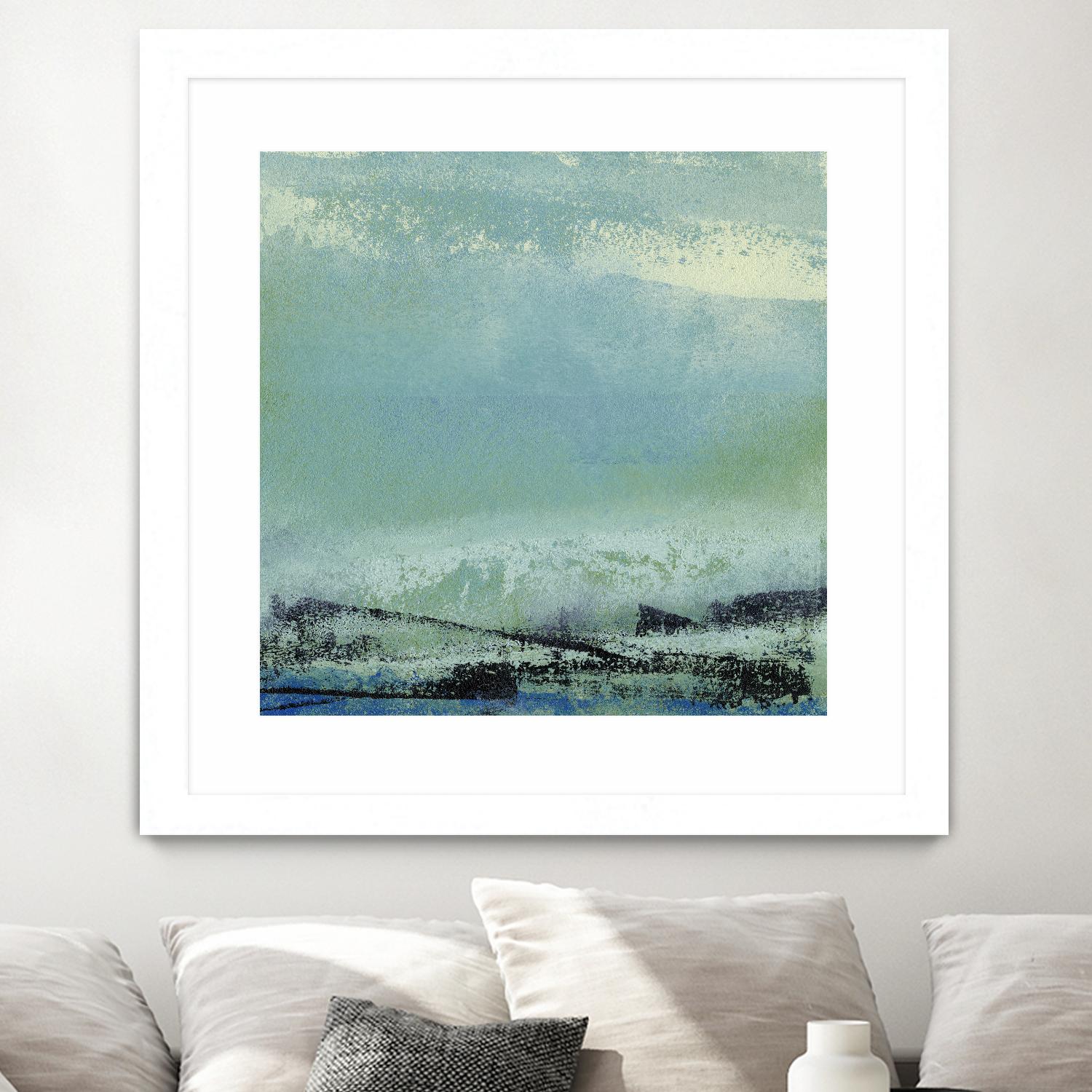 Origin Abstract V by Sharon Gordon on GIANT ART - green abstract